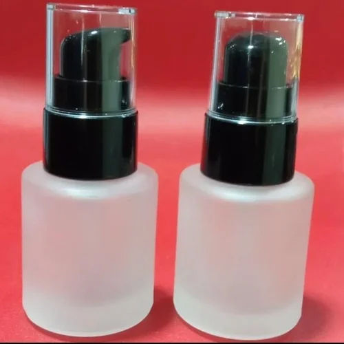 20ml Clear Frosted Lotion Pump Bottle