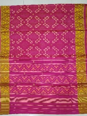 Om patola saree in rajkot - manufacturer Heavy Handloom Patola Silk Saree  gujarat