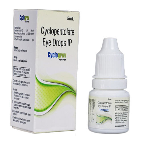 5 ML Cyclopentolate Eye Drops IP