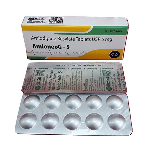 5 Mg Amlodipine Besylate Tablets Usp General Medicines