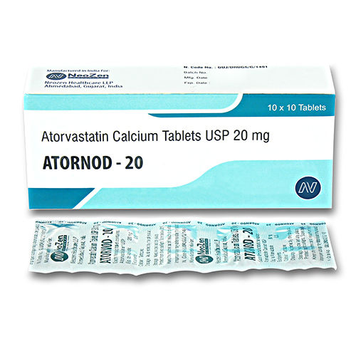 20 Mg Atorvastatin Calcium Tablets Usp General Medicines