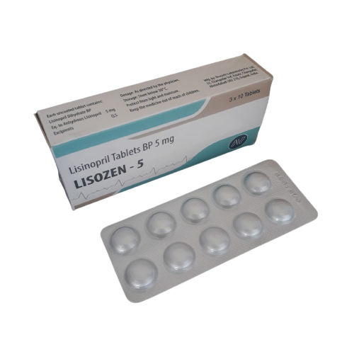 5 MG Lisinopril Tablets BP