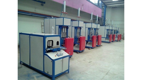 4 Cavity Semi Blowing Machine