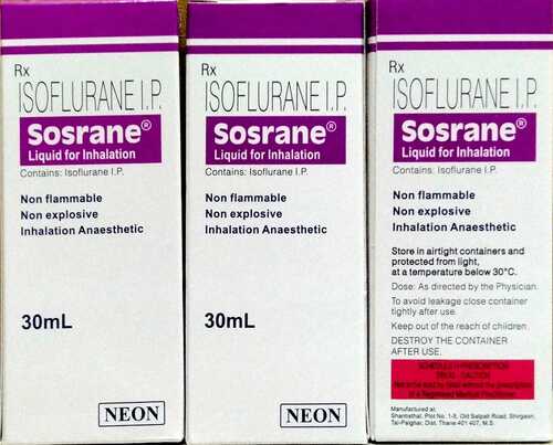 Sosrane 30Ml Ingredients: Isoflurane