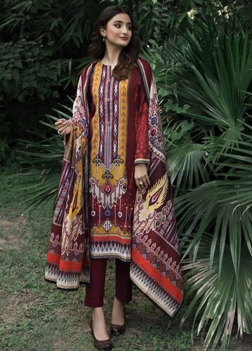 Regalia Printed Khaddar By Gul Ahmed - WR22013