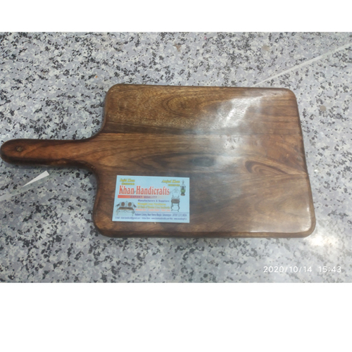 Wooden Chopping Board - Mango Wood, 12x8 Inch, Brown Finish | Customized Options, Antique Imitation Style, Polished Finish