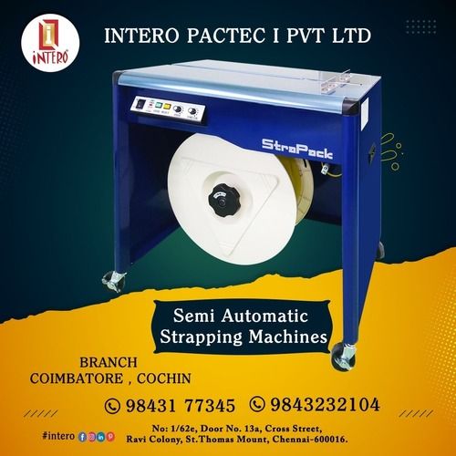 semi automatic strapping machine strapack model