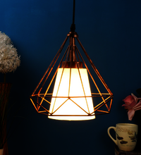 Antique Brass Metal Single Hanging Light Pendant Round Shape High Quality Export Worthy Packing