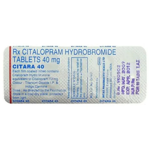 40mg Rx Citalopram Hydrobromide Tablets