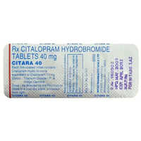 White 40mg Rx Citalopram Hydrobromide Tablets
