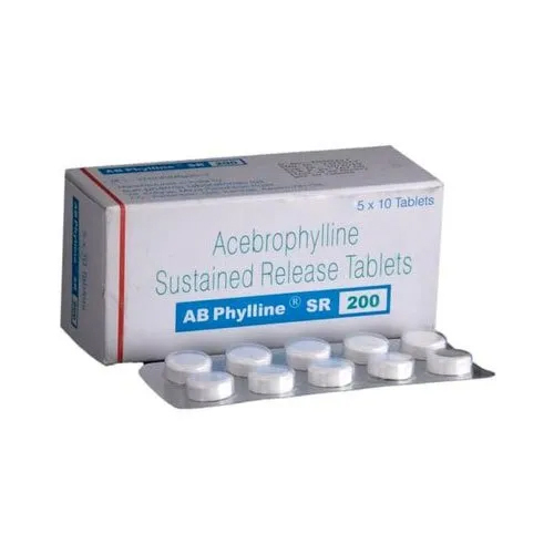200mg Acebrophylline Sustained Release Tablets