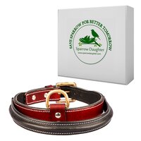 SPARROW DAUGHTER PURE LEATHER COLLAR WITH CONTROL HANDLE