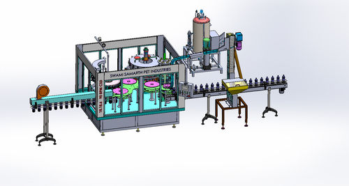 40 - 250 BPM Soda Rinsing Filling Capping Machine