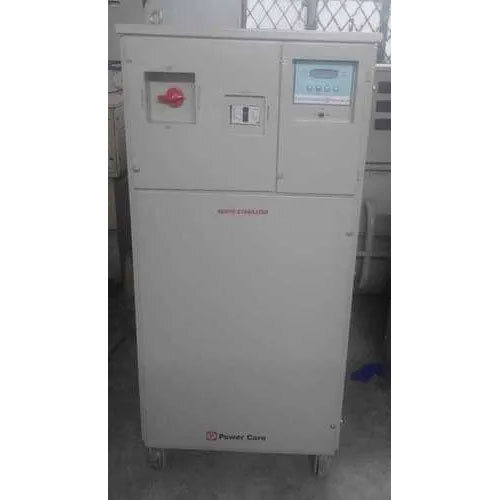 75Kva 3Phase Air Cooled Servo Voltage Stabilizer - Efficiency: 98%