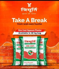 Trimurti 40 Kg One Coat Gypsum Plaster (Perlite)