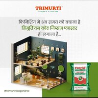 Trimurti 40 Kg One Coat Gypsum Plaster (Perlite)