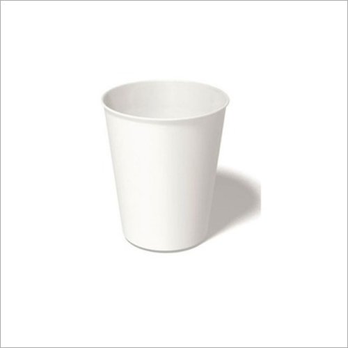 White Plain Paper Cup - Higher GSM Material, Small Size, White Color | Disposable, Easily Degradable, Ideal for Beverages
