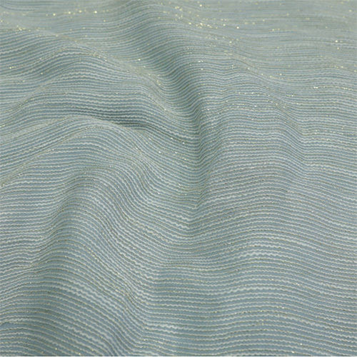 SP220415 Gold Sky Blue Kecpl Fabric