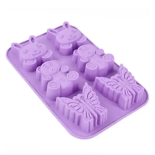 Mix Shape Silicone Soap Moulds (For Children)