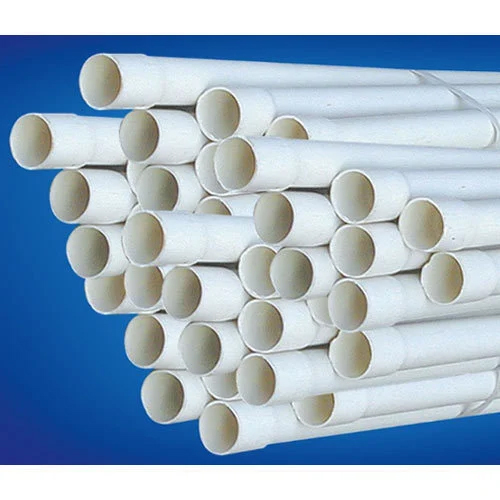 PVC Conduit Pipe - Seamless Round Design | Gray Color for Versatile Applications