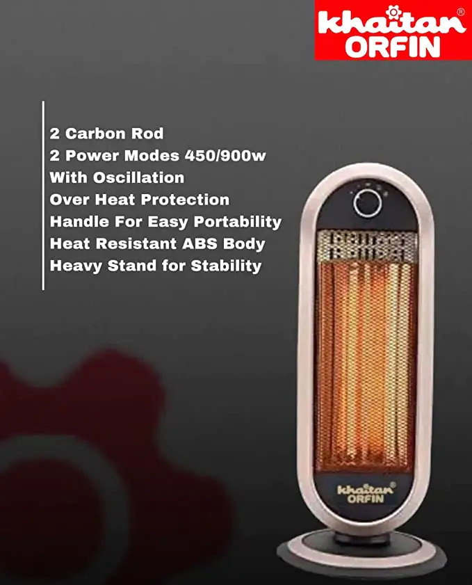 2 Rod Carbon Room Heater