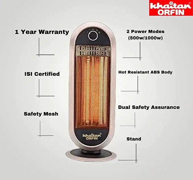 2 Rod Carbon Room Heater