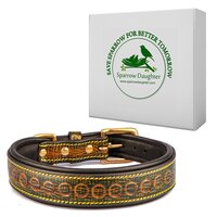 DOG COLLAR FOR SMALL MEDIUM LARGE DOGS WITH  TOOLING DESIGN