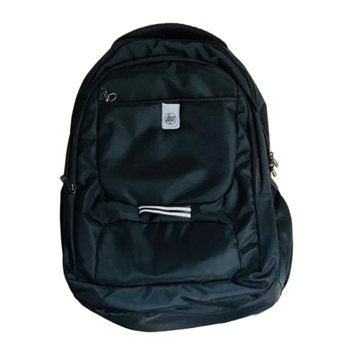 Black Backpack Bags - Nylon Material, Customized Design, Attractive Black Color | Shoulder Straps, Zip Closure, Lightweight, Versatile Size Options