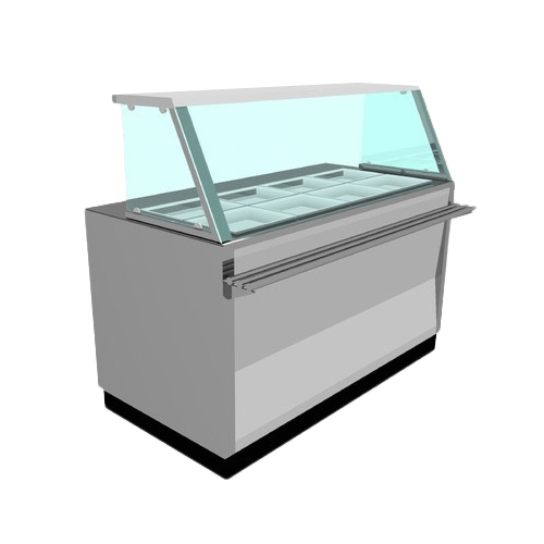 Silver Under Counter Fridge Cold Bain Marie