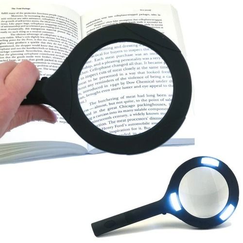 MAGNIFYING GLASS WITH 3 LED LIGHT