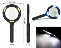 MAGNIFYING GLASS WITH 3 LED LIGHT