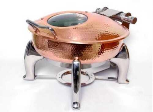 COPPER AND STEEL CHAFING DISH