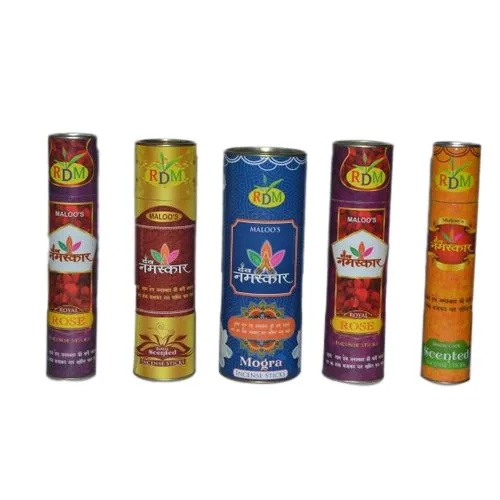 Paper Agarbatti Packaging Tube Boxes