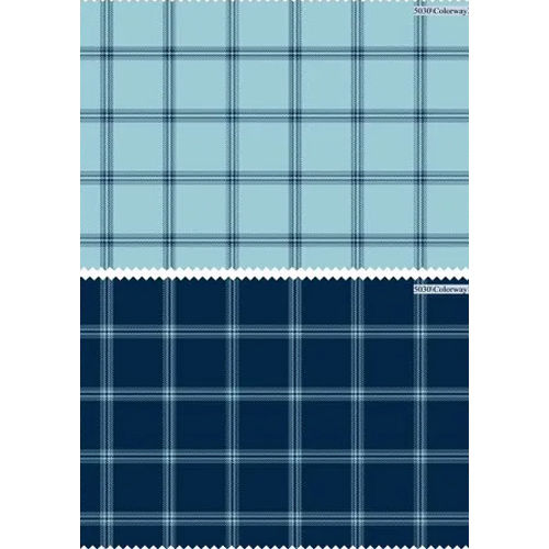 Different Available 58 Inch Check Design  Cotton Shirting Fabric