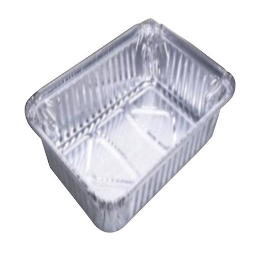 Laminated Material 900Ml Rectangular Aluminium Food Box