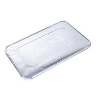 Full Deep Aluminium Container Lid - Color: Silver