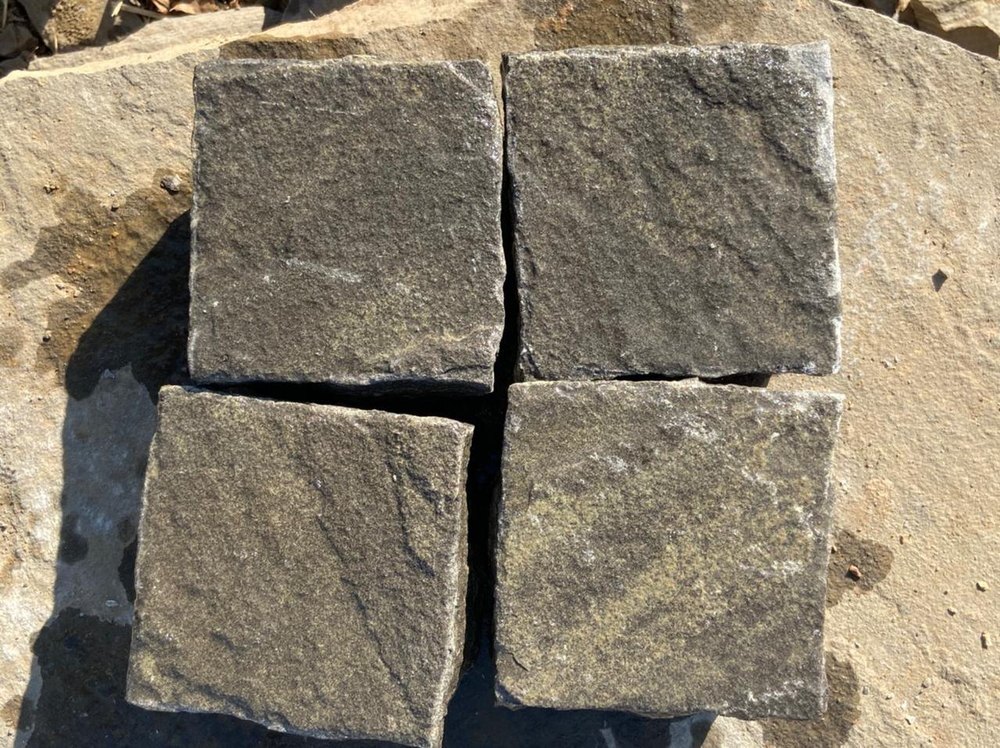 Kandla Grey Sandstone Cobbles - Application: Landscaping