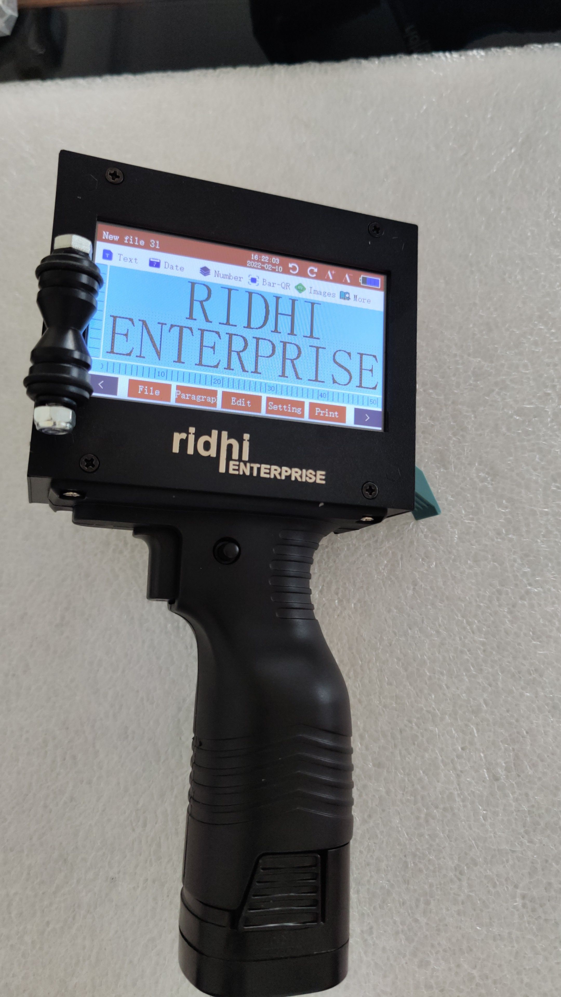 RE FXD Handheld Inkjet Printer