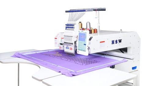 Hsw 2848 - Single Head Computerized Machine - Color: White