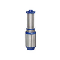 Vertical Openwell Submersible Pump - 5 HP Single-Stage, 50 m Head | Stainless Steel, 1440 RPM Speed, Submersible Industrial Application
