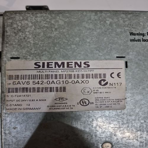 SIEMENS 6AV6 542-0AG10-0AX0 HMI