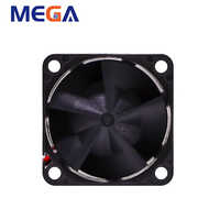 Black 24v Dc 17250 Rpm Battery Module Cabinet Mini Axial Cooling Fan