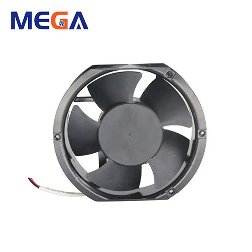 Black 172x150x51mm Axial Cooling Fans For Exhaust System Solor Panel