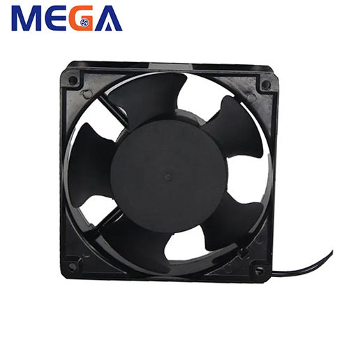 Black 230 Vac Ball Bearing Axial Fan