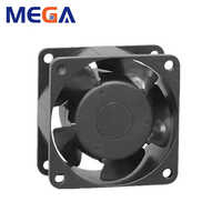 Black 60x60x30 220v Brushless Ac Mini Fan