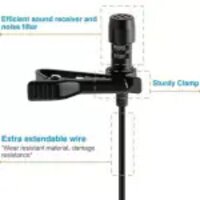 Dynamic Lapel Collar Mic Voice Recording Filter Finger Sleeve
