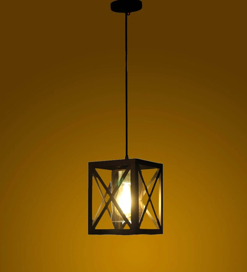 Metal Hanging Light Pendant Round Shape High Quality Export Worthy Packing