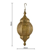 Metal Hanging Light Pendant Round Shape High Quality Export Worthy Packing