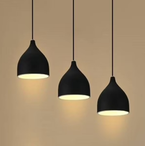 Metal Hanging Light Pendant Round Shape High Quality Export Worthy Packing