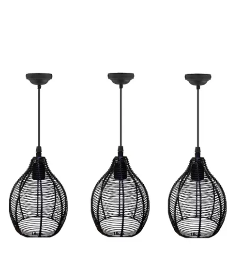 Metal Hanging Light Pendant Round Shape High Quality Export Worthy Packing